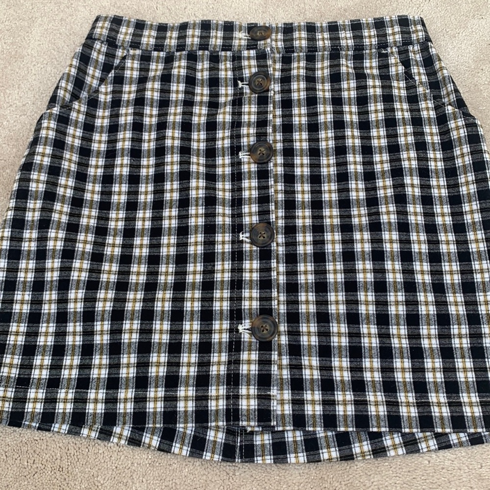 Hollister Skirt with buttons down the middle